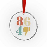 Retro 8647 Crystal Glass Ornament Classic Retro Vintage 80s Style TS10