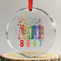 Retro 8647 Crystal Glass Ornament Equal Rights Book Flower Feminist Women Rights TS10