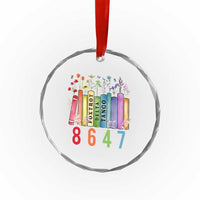 Retro 8647 Crystal Glass Ornament Foxtrots Delta Tangos Book Flower TS10
