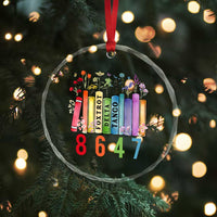 Retro 8647 Crystal Glass Ornament Foxtrots Delta Tangos Book Flower - Wonder Print Shop