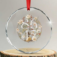 Retro 8647 Crystal Glass Ornament Subtle FDT Wild Flower Aesthetic TS10