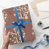 Retro 8647 Wrapping Paper Roll Subtle FDT Wild Flower Aesthetic - Wonder Print Shop