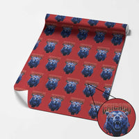 Retro Chicago Wrapping Paper Roll Vintage Cub Bootleg Graphic Baseball Fans