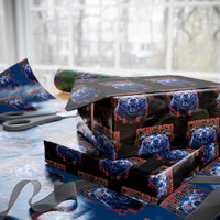 Retro Chicago Wrapping Paper Roll Vintage Cub Bootleg Graphic Baseball Fans