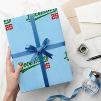 Retro Christmas December 25 Wrapping Paper Roll Retro Vintage Script Holiday Trip - Wonder Print Shop