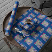 Retro Coquette 100 Days Of School Wrapping Paper Roll for Schoolgirls Teacher - Wonder Print Shop
