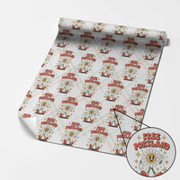 Retro Daisy Free Portland Wrapping Paper Roll Oregon Freedom Fighter Flower Groovy Graphic - Wonder Print Shop