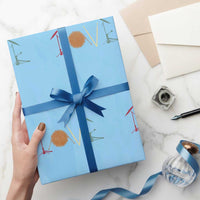 Retro Drummer Wrapping Paper Roll Drum Love Drums Drumline