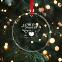 Retro Gulf of Mexico Social Club Crystal Glass Ornament Progressive Liberal TS02