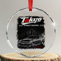 Retro JDM Drift Car Crystal Glass Ornament Japanese Tokyo Japan Drifting Race Car TS10