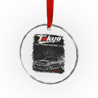 Retro JDM Drift Car Crystal Glass Ornament Japanese Tokyo Japan Drifting Race Car TS10