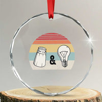 Retro Salt And Light Be Ye Salt Christian Crystal Glass Ornament - Wonder Print Shop