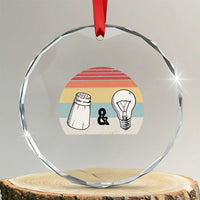 Retro Salt And Light Be Ye Salt Christian Crystal Glass Ornament TS11