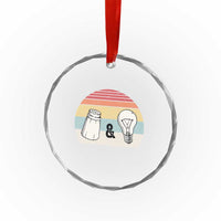 Retro Salt And Light Be Ye Salt Christian Crystal Glass Ornament TS11