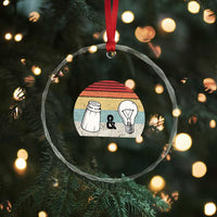 Retro Salt And Light Be Ye Salt Christian Crystal Glass Ornament TS11