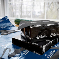 Retro Script Indians Wrapping Paper Roll Vintage Sports Team Name - Wonder Print Shop