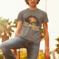 Retirement Plan T Shirt Funny Retired Fisherman Fishing - Wonder Print Shop