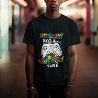 Autism Awareness T Shirt Rocking To A Different Tune Autistic Gamer - Wonder Print Shop