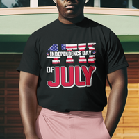 4th of July T Shirt Happy 4th Of July Independence Day American Kid Women Men - Wonder Print Shop