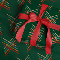 Retro Vintage Drummer Wrapping Paper Roll 70s 80s Distressed Drum Sticks - Wonder Print Shop