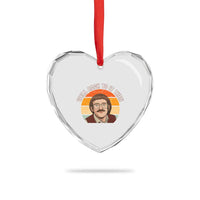 Retro Well Back To It Then Heart Crystal Glass Ornament Funny Office Joke Vintage Mustache Guy Meme - Wonder Print Shop