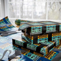 Retro World War 2 Memorabilia Wrapping Paper Roll May Start Talking About WWII WW2 Gear - Wonder Print Shop