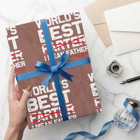 Retro World's Best Farter I Mean Father Wrapping Paper Roll Funny Best Dad - Wonder Print Shop