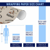 Rigatoni Pasta Chef Marcus The Worm Wrapping Paper Roll We'll Make Some Together Wholesome Weird Meme - Wonder Print Shop