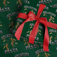 Rigatoni Pasta Lover Marcus The Worm Wrapping Paper Roll Retro 90s Bootleg Weird Meme Internet Humor - Wonder Print Shop