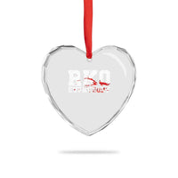 RKO Everybody Blood Heart Crystal Glass Ornament