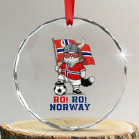 Ro Ro Norway Crystal Glass Ornament Norwegian Pride Cat Lover Norway Flag Gift