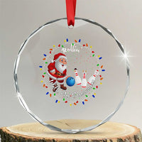 Rollin With My Snowmies Crystal Glass Ornament Bowling Xmas Gift TS12