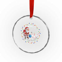 Rollin With My Snowmies Crystal Glass Ornament Bowling Xmas Gift TS12