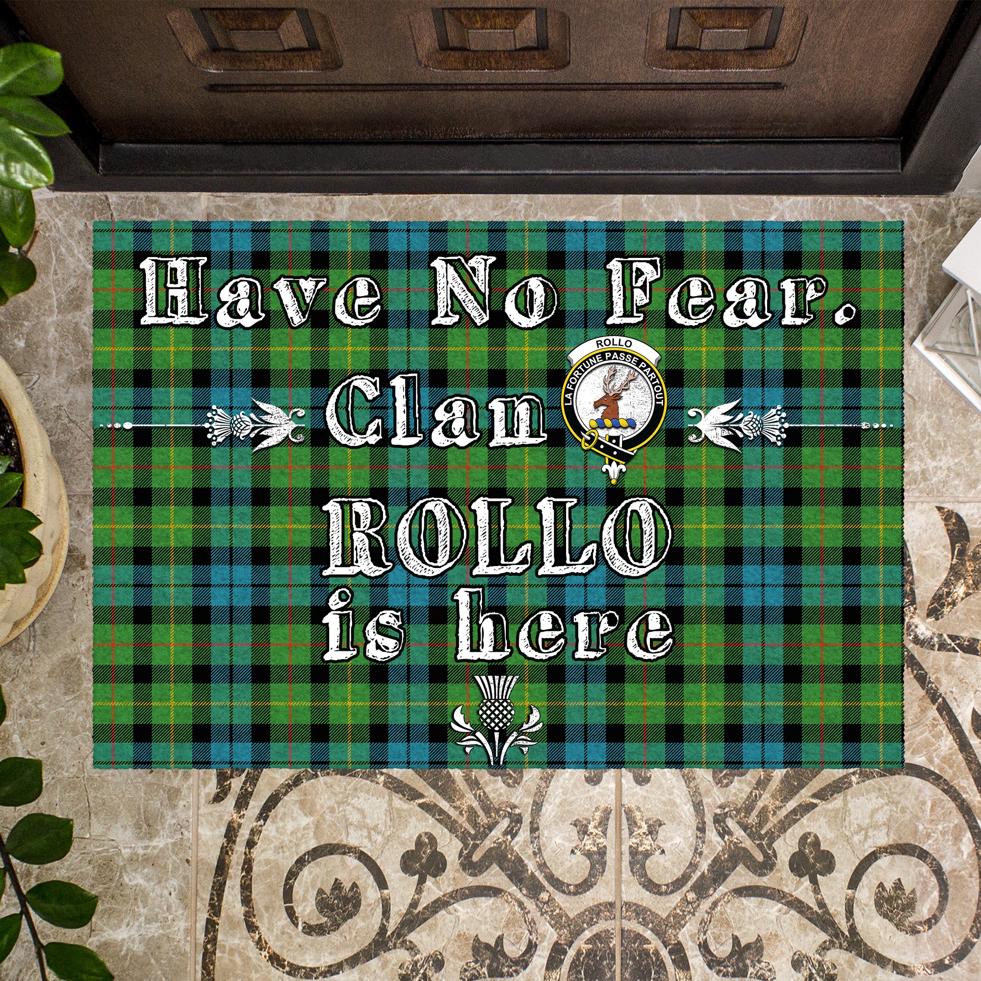 rollo-ancient-clan-tartan-door-mat-family-crest-have-no-fear-tartan-door-mat