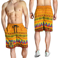 Romania Merry Christmas Shorts for Men Romania Emblem Traditional Folk Art - Wonder Print Shop