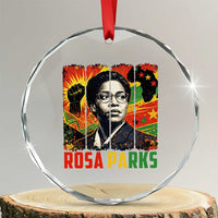 Rosa Parks Crystal Glass Ornament Strong Black Women Pride
