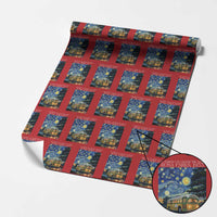 Rosa Parks Wrapping Paper Roll Starry Night Van Gogh Black History African - Wonder Print Shop