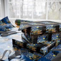 Rosa Parks Wrapping Paper Roll Starry Night Van Gogh Black History African - Wonder Print Shop
