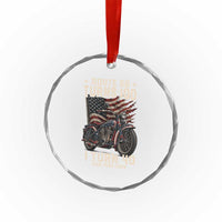 Route Highway 66 Turns 100 I Turn 40 Crystal Glass Ornament Vintage 1986 American Classic V-Twin Motorcycle Lover 40th Birthday Gift