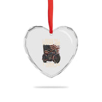 Route Highway 66 Turns 100 I Turn 55 Heart Crystal Glass Ornament Vintage 1971 American Classic V-Twin Motorcycle Lover 55th Birthday Gift