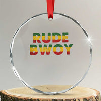 Rude Boy Crystal Glass Ornament Jamaican Rasta Reggae Roots Gifts Jamaica - Wonder Print Shop