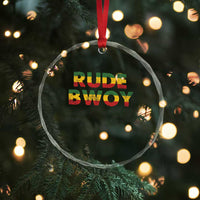 Rude Boy Crystal Glass Ornament Jamaican Rasta Reggae Roots Gifts Jamaica - Wonder Print Shop