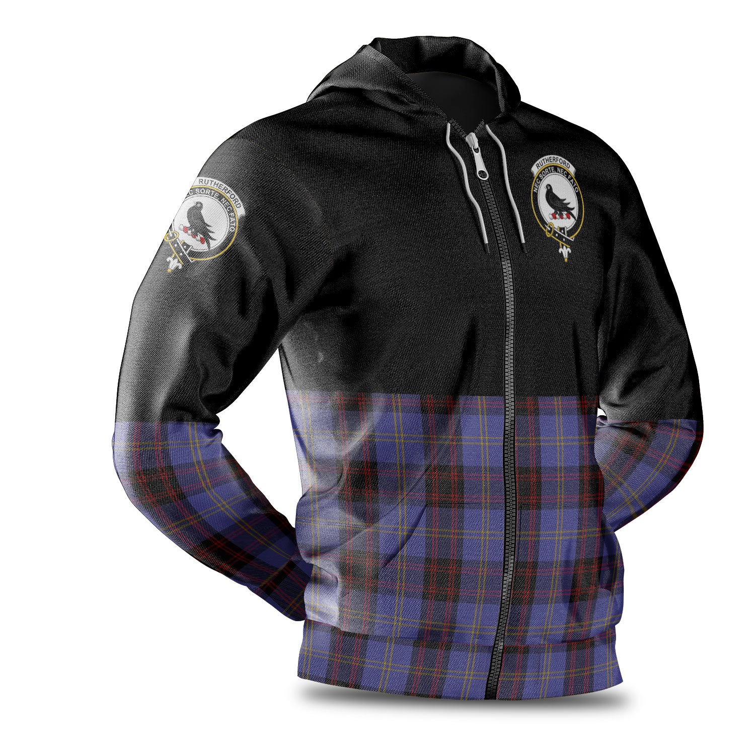scottish-rutherford-clan-crest-half-of-tartan-hoodie