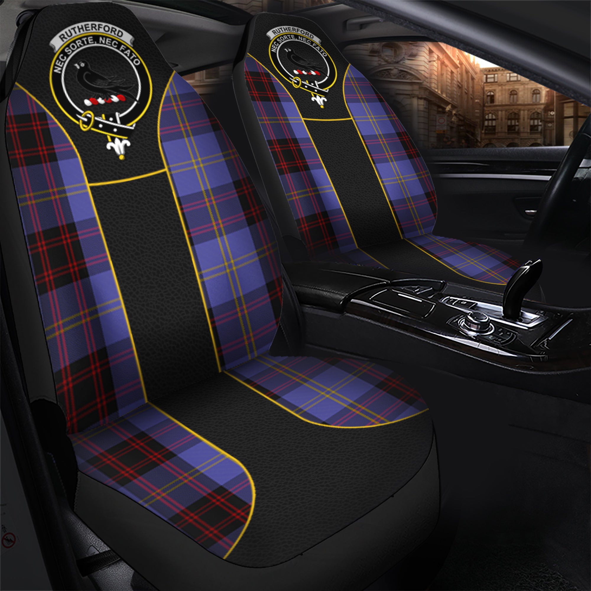 scottish-rutherford-tartan-crest-car-seat-cover-special-style