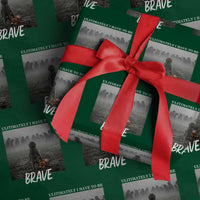 Sad Punch Monkey Wrapping Paper Roll Ultimately I Have To Be Brave