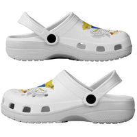 Saint Barthélemy Clogs Shoes Heritage Palette Flag-Inspired - Wonder Print Shop