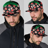 Saint Kitts and Nevis Cricket Snapback Cap 2025 Go Patriots Tropical Style - Wonder Print Shop