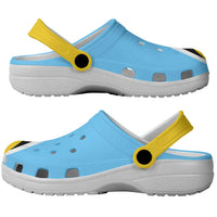 Saint Lucia Clogs Shoes Heritage Palette Flag-Inspired - Wonder Print Shop