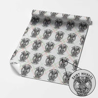 Saint Michael Heavenly Warrior Wrapping Paper Roll Defend Us In Battle