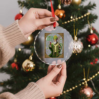 Saint Patrick Go'n Git Crystal Glass Ornament Funny St Patricks Day Snake Legend